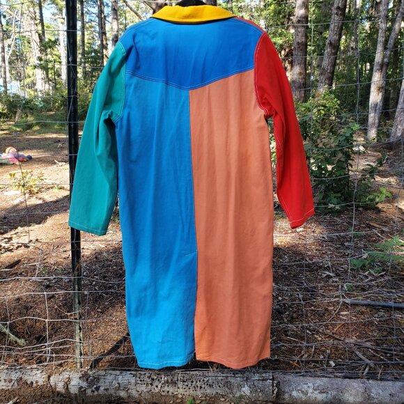 Rainbow Denim TrenchCoat - Picture 2 of 2